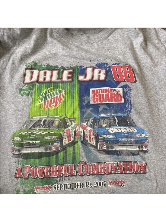 Chase Authentics Other - Dale Earnhardt Jr #88 Mountain Dew & National Guard Graphic Tee - Gray